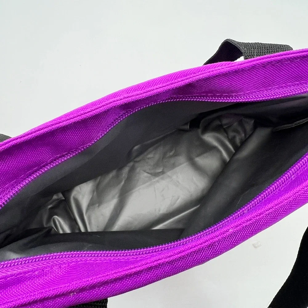 Cool Gear Purple Floral Insulated Lunch Tote Bag Pink Grey Floral Cooler Bag